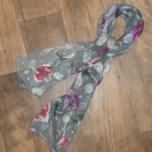 NWOT Collection XIIX Hand Painted Look Scarf